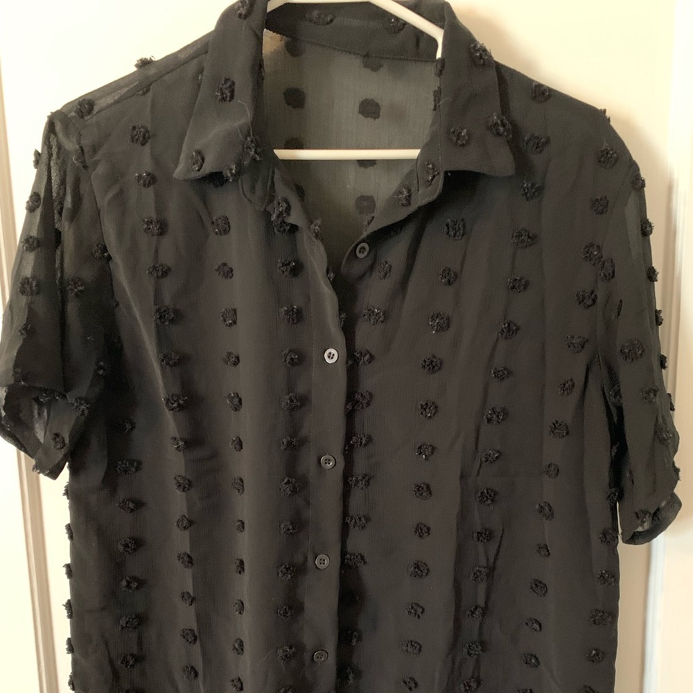 Chiffon Buttondown